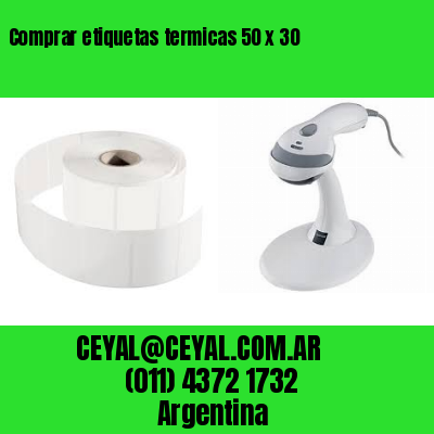 Comprar etiquetas termicas 50 x 30