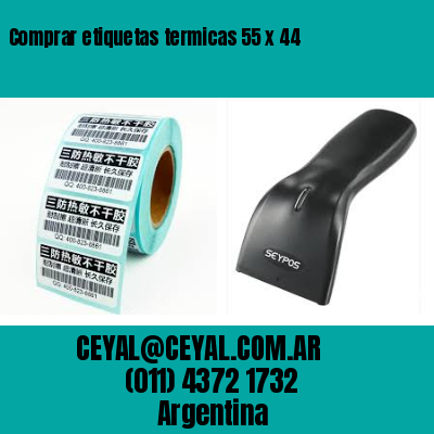 Comprar etiquetas termicas 55 x 44