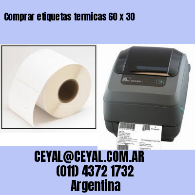 Comprar etiquetas termicas 60 x 30