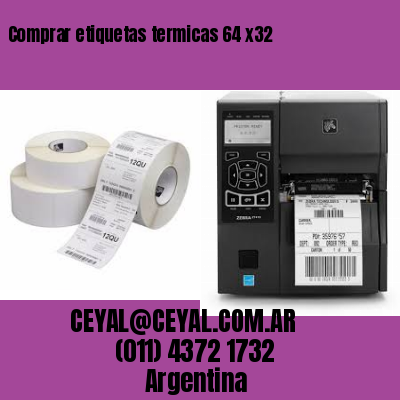 Comprar etiquetas termicas 64 x32