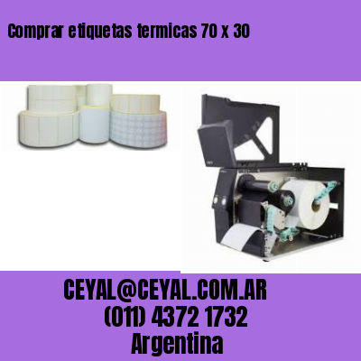 Comprar etiquetas termicas 70 x 30