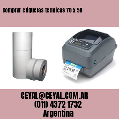 Comprar etiquetas termicas 70 x 50