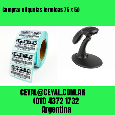 Comprar etiquetas termicas 75 x 50