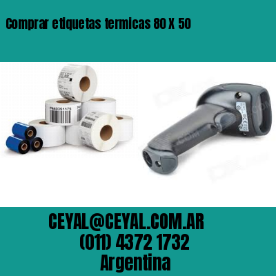 Comprar etiquetas termicas 80 X 50
