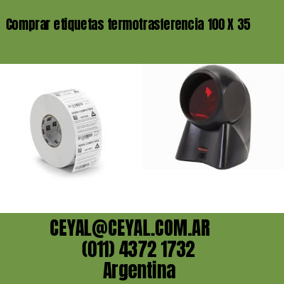 Comprar etiquetas termotrasferencia 100 X 35