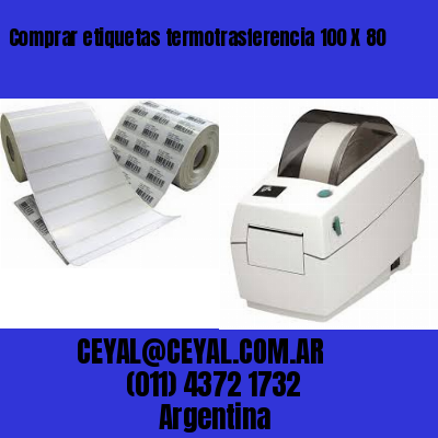 Comprar etiquetas termotrasferencia 100 X 80