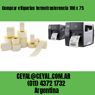 Comprar etiquetas termotrasferencia 100 x 75