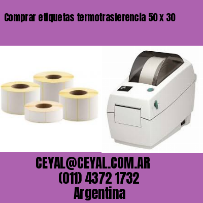 Comprar etiquetas termotrasferencia 50 x 30
