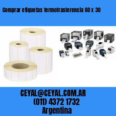 Comprar etiquetas termotrasferencia 60 x 30