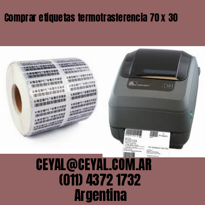 Comprar etiquetas termotrasferencia 70 x 30