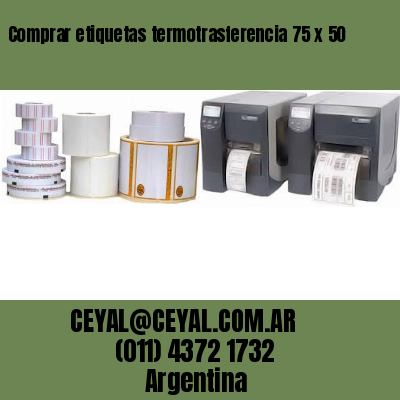 Comprar etiquetas termotrasferencia 75 x 50