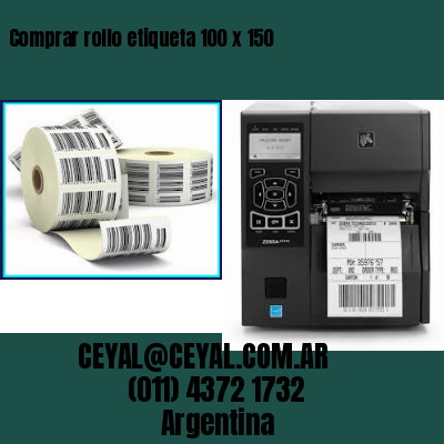 Comprar rollo etiqueta 100 x 150