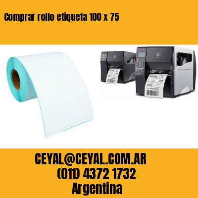 Comprar rollo etiqueta 100 x 75