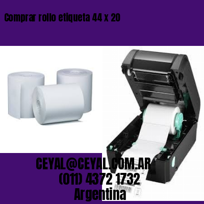 Comprar rollo etiqueta 44 x 20