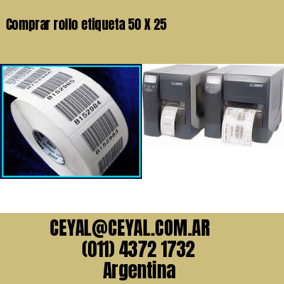 Comprar rollo etiqueta 50 X 25