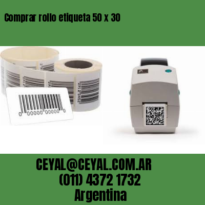 Comprar rollo etiqueta 50 x 30