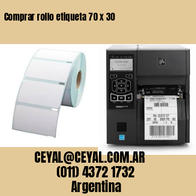 Comprar rollo etiqueta 70 x 30