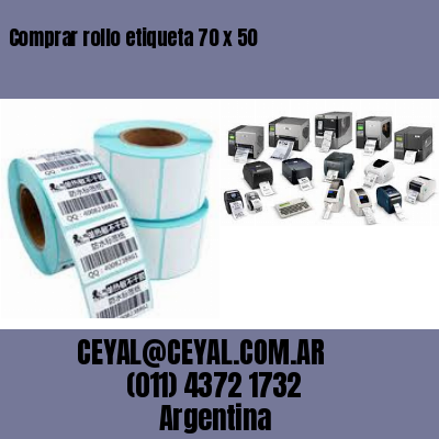 Comprar rollo etiqueta 70 x 50