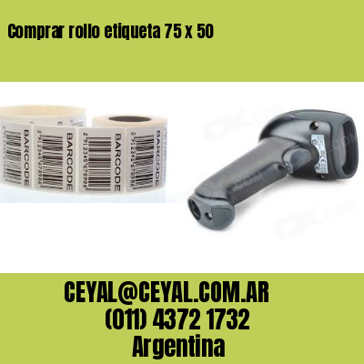 Comprar rollo etiqueta 75 x 50