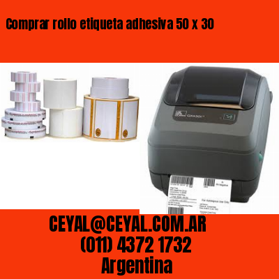 Comprar rollo etiqueta adhesiva 50 x 30
