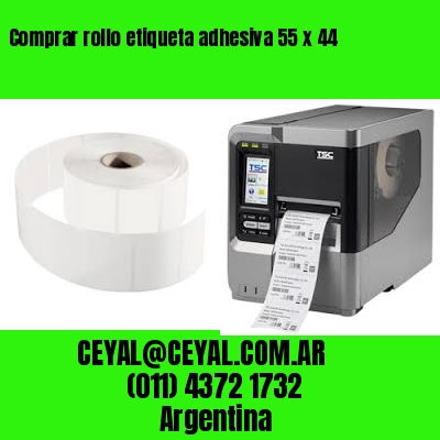 Comprar rollo etiqueta adhesiva 55 x 44