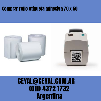 Comprar rollo etiqueta adhesiva 70 x 50