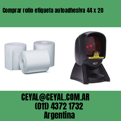Comprar rollo etiqueta autoadhesiva 44 x 20