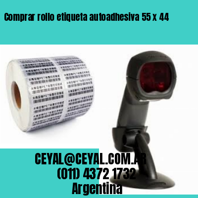 Comprar rollo etiqueta autoadhesiva 55 x 44