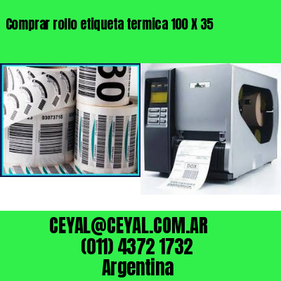 Comprar rollo etiqueta termica 100 X 35