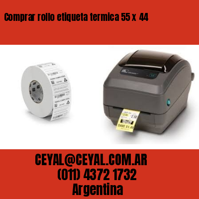 Comprar rollo etiqueta termica 55 x 44