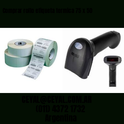 Comprar rollo etiqueta termica 75 x 50