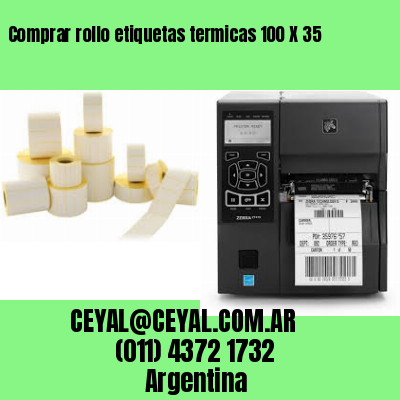 Comprar rollo etiquetas termicas 100 X 35