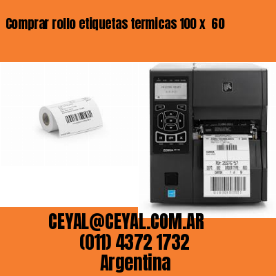 Comprar rollo etiquetas termicas 100 x  60