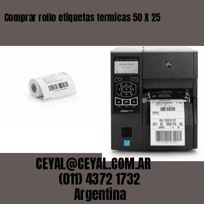 Comprar rollo etiquetas termicas 50 X 25
