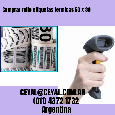 Comprar rollo etiquetas termicas 50 x 30