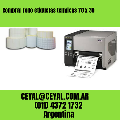 Comprar rollo etiquetas termicas 70 x 30