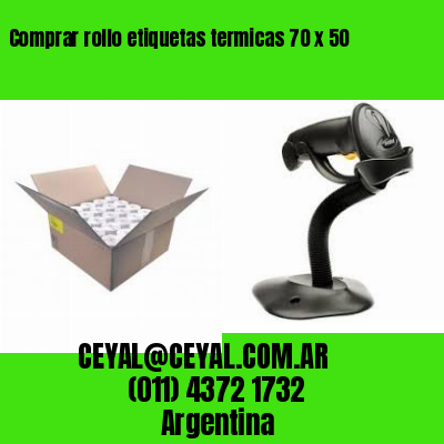 Comprar rollo etiquetas termicas 70 x 50
