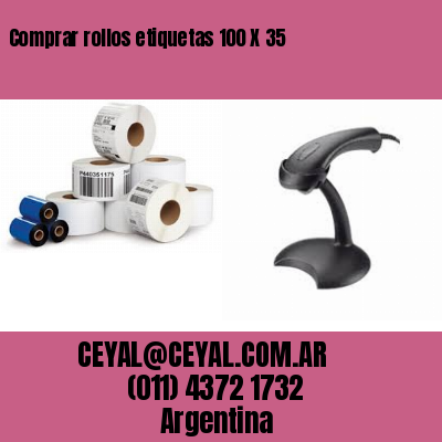 Comprar rollos etiquetas 100 X 35