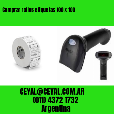 Comprar rollos etiquetas 100 x 100