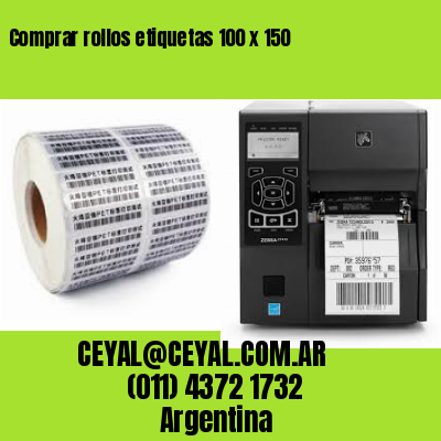Comprar rollos etiquetas 100 x 150