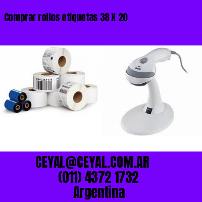 Comprar rollos etiquetas 38 X 20