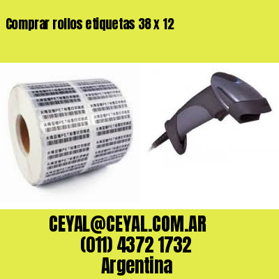 Comprar rollos etiquetas 38 x 12