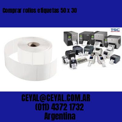 Comprar rollos etiquetas 50 x 30