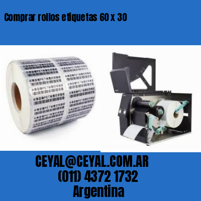 Comprar rollos etiquetas 60 x 30