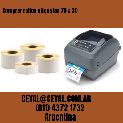 Comprar rollos etiquetas 70 x 30