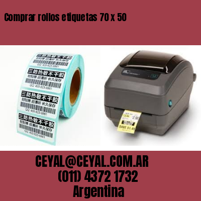 Comprar rollos etiquetas 70 x 50
