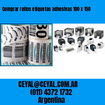 Comprar rollos etiquetas adhesivas 100 x 150