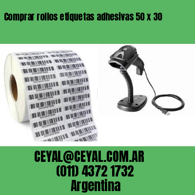 Comprar rollos etiquetas adhesivas 50 x 30