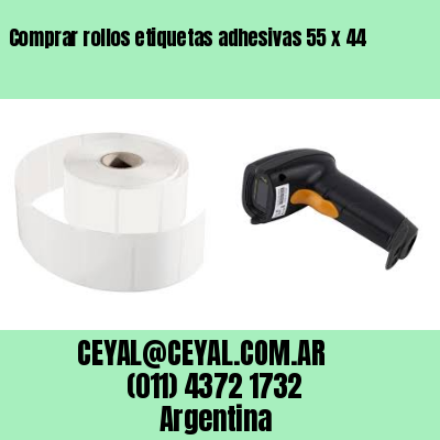 Comprar rollos etiquetas adhesivas 55 x 44