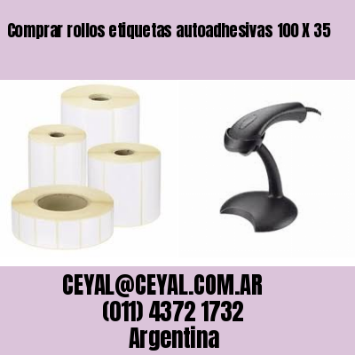 Comprar rollos etiquetas autoadhesivas 100 X 35